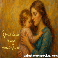 Mother’s Day Card – Oil Painting - Image
